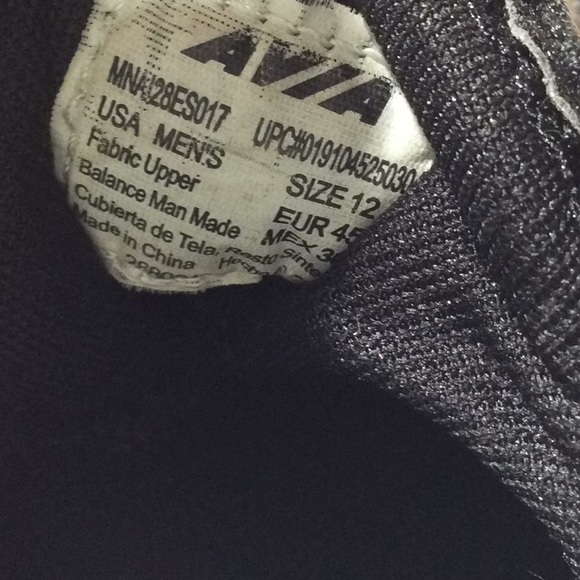 Avia Men’s Size 12 Endoropro Black Sneakers - Picture 10 of 16